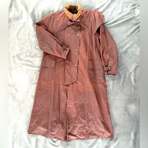Backhouse of Barbour New Zealand’s original wet weather rain coat. Brown/Plaid.